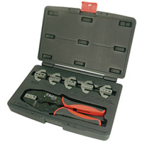 Astro Pneumatic 9477 7-PC Quick Change Ratcheting Crimping Tool Set