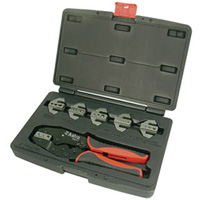 7-PC Quick Change Ratcheting Crimping Tool Set AST9477 | ToolDiscounter