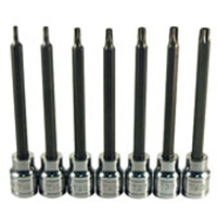 ATD 13774 Extra Long Star Bit Socket Torx Set, 7 Pc.