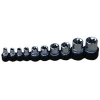 1/4, 3/8 And 1/2 Inch Drive Star Socket Set, 10 Pc. ATD178 | ToolDiscounter
