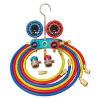 ATD 3696 Deluxe Dual R134A/R12 Aluminum A/C Manifold Gauge Set