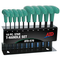 Star T-Handle Set, 10Pc ATD576 | ToolDiscounter