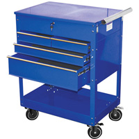 Professional 4-Drawer Service Cart Blue ATD7047 | ToolDiscounter