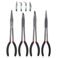 4 Pc. 11 Inch Needle Nose Pliers Set ATD814 | ToolDiscounter