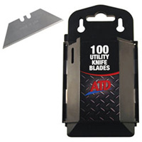 Utility Knife Blades With Dispenser 100 Pack ATD8813 | ToolDiscounter