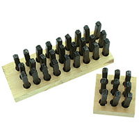 3/16 Inch Letter 27 Piece Stamp Set ATD9600 | ToolDiscounter