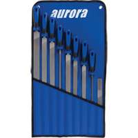 Aurora Tools UAU778 File Set with Handles, 9 Pcs
