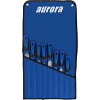 Aurora Tools UAU778 File Set with Handles, 9 Pcs