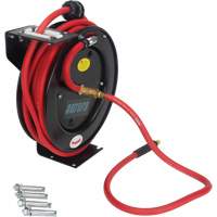 Aurora Tools UAV180 Hose Reel, Air/Water, 3/8" x 35', Single Hose, 300 psi