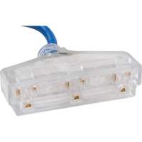 Aurora Tools XH237 TPE-Rubber Extension Cord with Light Indicator, All-Weather, SJEOW, 14/3 AWG, 13 A, 3 Outlet(s), 100'