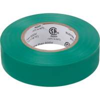 Aurora Tools XH384 Electrical Tape, 19 mm (3/4") x 18 M (60'), Green, 7 mils