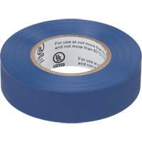 Aurora Tools XH385 Electrical Tape, 19 mm (3/4") x 18 M (60'), Blue, 7 mils