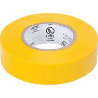 Aurora Tools XH387 Electrical Tape, 19 mm (3/4") x 18 M (60'), Yellow, 7 mils