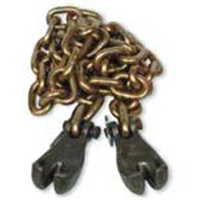 6 Ft Chain With 2 Claw Hooks BLKB97662 | ToolDiscounter