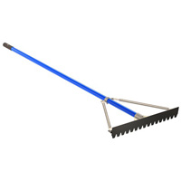 Bon 12-230-B9 Blunt Tooth Asphalt Lute Rake