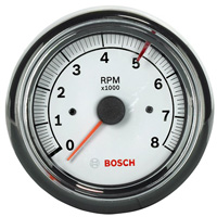 Tachometer, 3 3/8 Inch Super Tach Ii, White Dial Face BOSFST7903 | ToolDiscounter