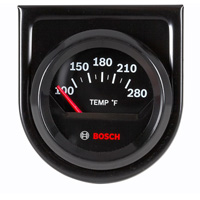 Sunpro CP8211 Gauge,Water / Oil Temperature, Electric, Black - Styleline