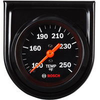 Sunpro CP8217 Gauge,Water / Oil Temperature, Mechanical, Black - Styleline