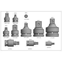 Cal Van 48200 11-Piece Impact Adapter Socket Set