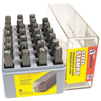 CH Hanson 20100 1/16 Inch Standard Steel Letter Stamp Set