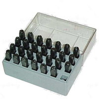 CH Hanson 21201 1/2 Inch Heavy Duty Steel Letter Stamp Set