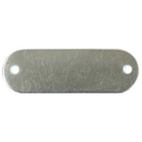 CH Hanson 41153-100 Rectangle Tag with Round Ends