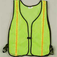 Lime Green Vest - Soft Mesh CHH55110 | ToolDiscounter