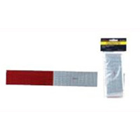2 x 24 Inch D.O.T. Reflective Stripes - Red/Silver CHH55305 | ToolDiscounter