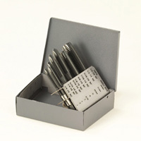 10 Pc Tin Coated Tap Kit In Metal Box CHIXL22T-10C | ToolDiscounter