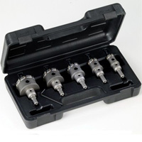 Champion Cutting CT7P-SET-6 CT7 5-Piece Electrical Conduit Hole Cutter Set