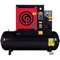 Chicago Pneumatic QRS15HPD-3 Rotary Screw Air Compressor with Dryer, 3-Phase, 15-HP