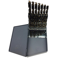 Drill America D/A29J-CO-SET HD Split Point Drill Bit Set