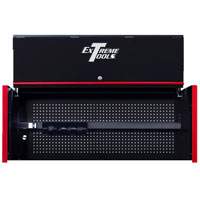 Extreme Tools RX552501HCBKRD 55 Inch RX Series Power Workstation Hutch, Black/Red