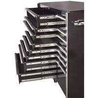 Extreme Tools RX722519RCBK RX Series 72” 19-Drawer Professional Triple Bank Roller Cabinet