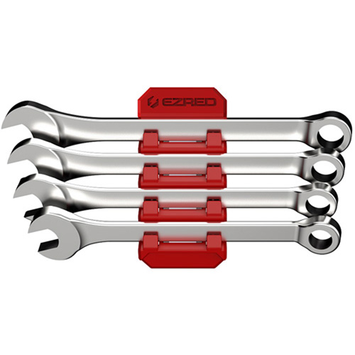 EZRED FWR4-R Flexible Magnetic Wrench Rack, 4 Slot