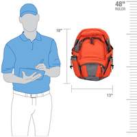 FIRST AID ONLY 90001 Emergency Preparedness 3-Day Backpack, 72 Pieces, Heavy Woven Bag