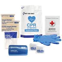 FIRST AID ONLY 91165 CPR & Sprains Treatment Pack