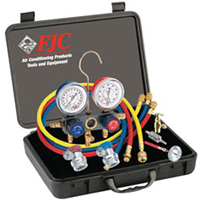 FJC 6785 R134A Aluminum Manifold Gauge Set, Tool Assortment