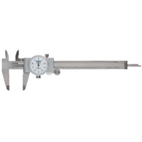 6 Inch Shockproof Dial Caliper - White FOW52-008-706 | ToolDiscounter