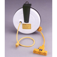 General Manufacturing 2630-3000 Power Supply Reel, Triple Recep With Circuit Breaker 30 Ft