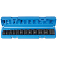 Impact Set, 3/8 Drive, 12 Piece, Fractional, 12 Point GRY1202 | ToolDiscounter