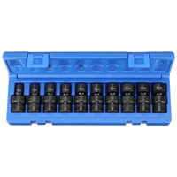 Socket Set, Impact, 3/8, Universal, Metric GRY1210UM | ToolDiscounter