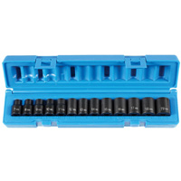 Socket Set, Impact, 3/8 GRY1213M | ToolDiscounter