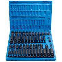Grey Pneumatic 1281 Impact Socket Master Set, 81 Pieces, For 38" Drive