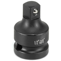 Grey Pneumatic 2228A Adapter, Impact, 1/2 To 3/8, Friction Ball