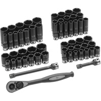 Grey Pneumatic 81659CRD 3/8 Drive 6 Pt 59 Pc Duo-Socket Set