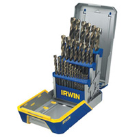 Hanson 3018003 Metal Index Drill Bit Set