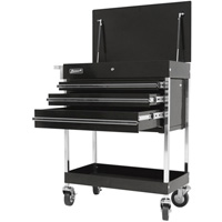 34 Inch Professional 3 Drawer Service Cart, Black HOMBK05500200 | ToolDiscounter