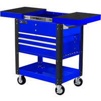 35 Inch 4 Drawer Slide Top Cart, Blue HOMBL06043500 | ToolDiscounter