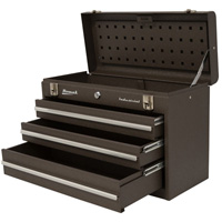 Homak BW00203200 20 Inch 3 Drawer Friction Toolbox, Brown